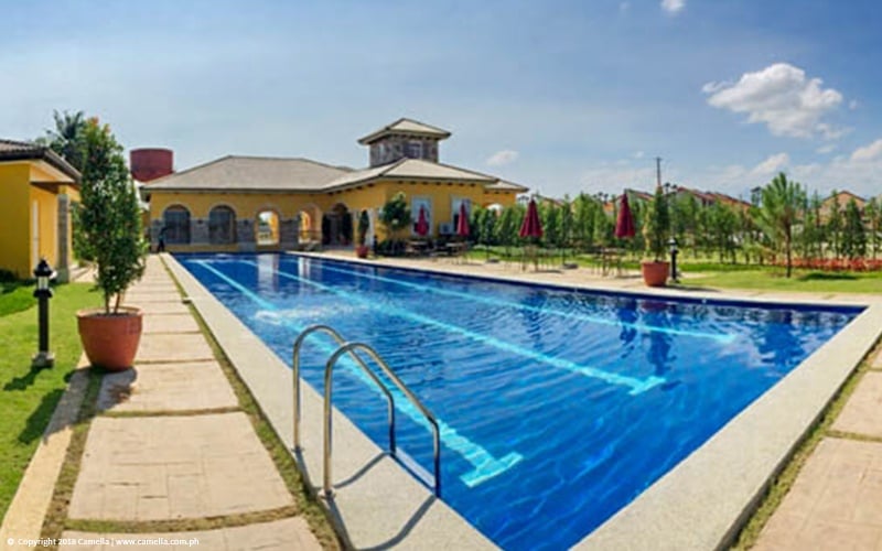 Camella Orani swimming pool and clubhouse